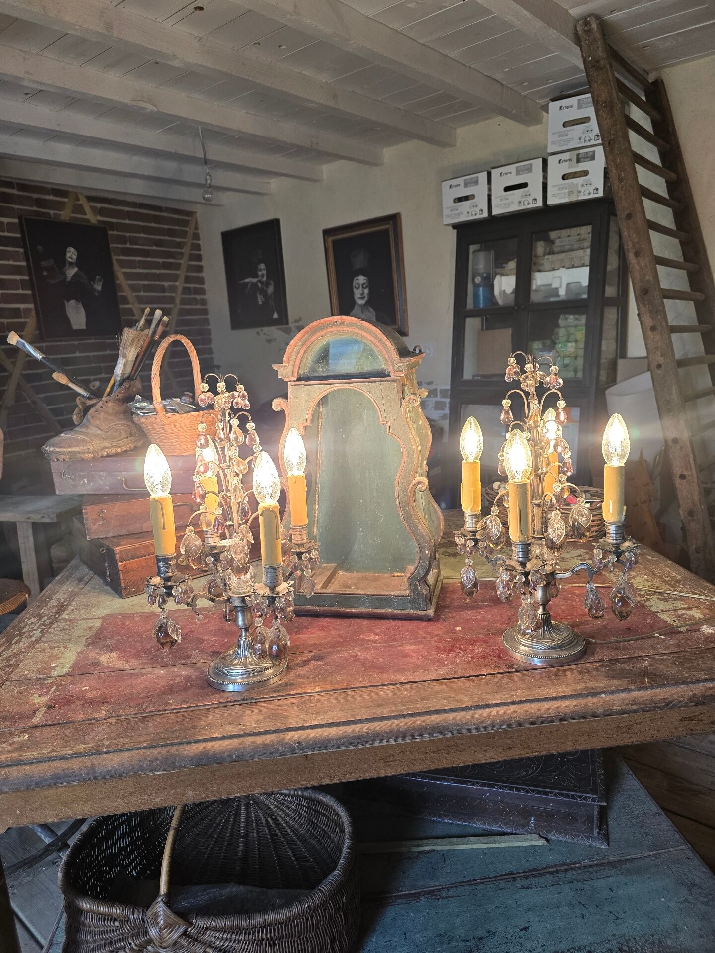 Pair of Candelabra