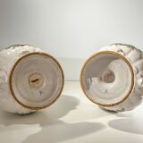 Pair of vases, Marseille earthenware factory, Joseph Gaspard Robert