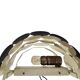 Doria Lights - white/grey metal - cord wall lamp - FRG - 1960s