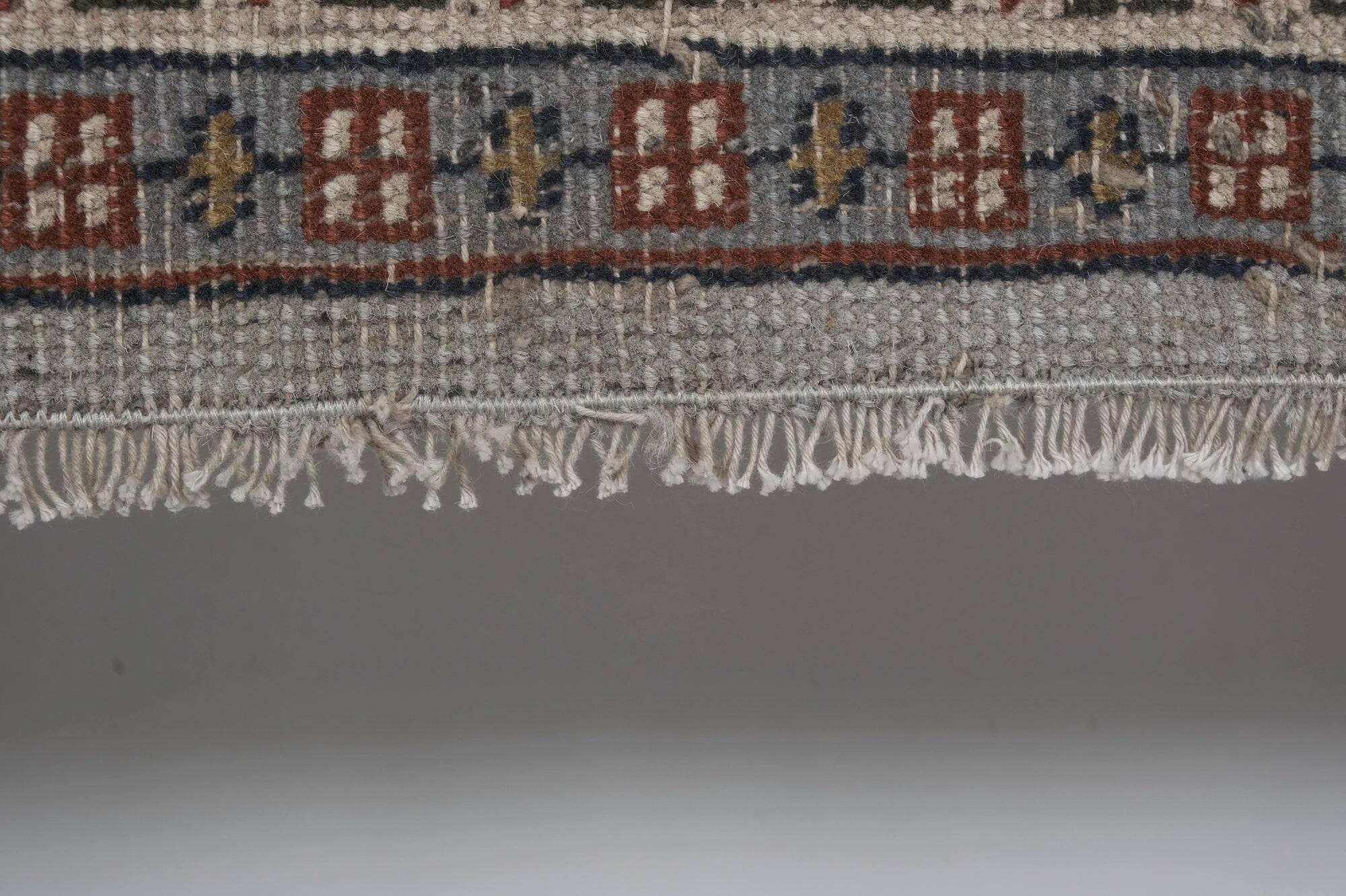 Vintage handmade Turkish rug 240x252 cm