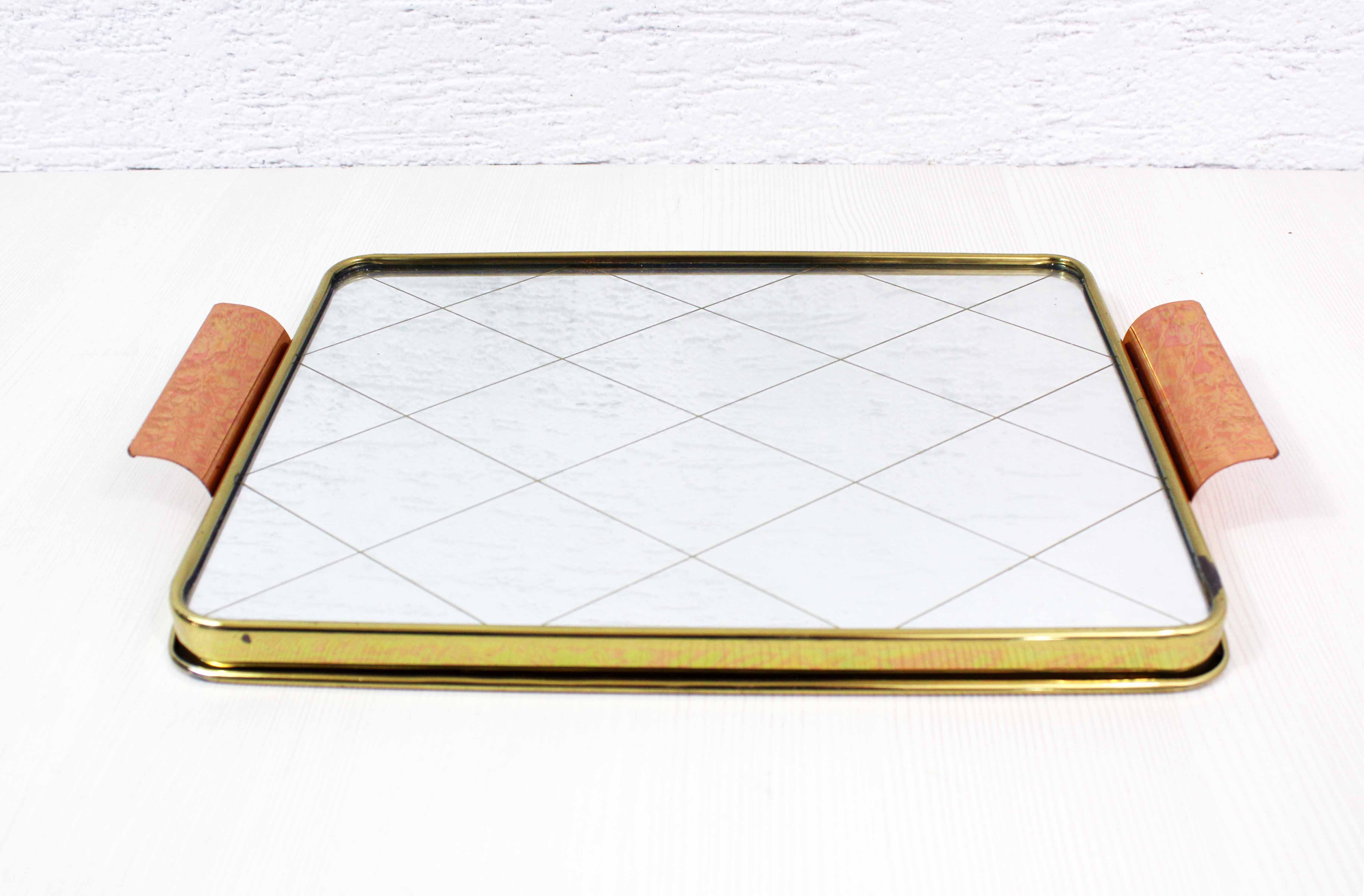 Plateau miroir vintage