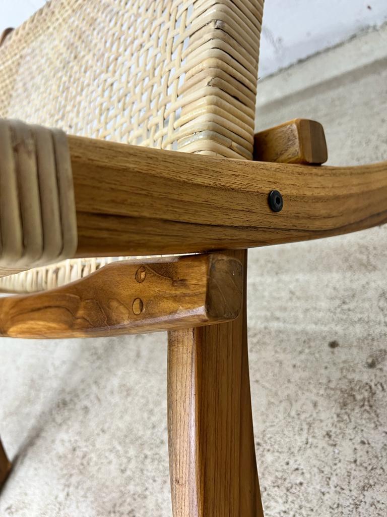 Fauteuil en osier