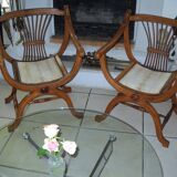 Pair of dagobert armchairs