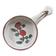 Frying pan with red fruit decoration
