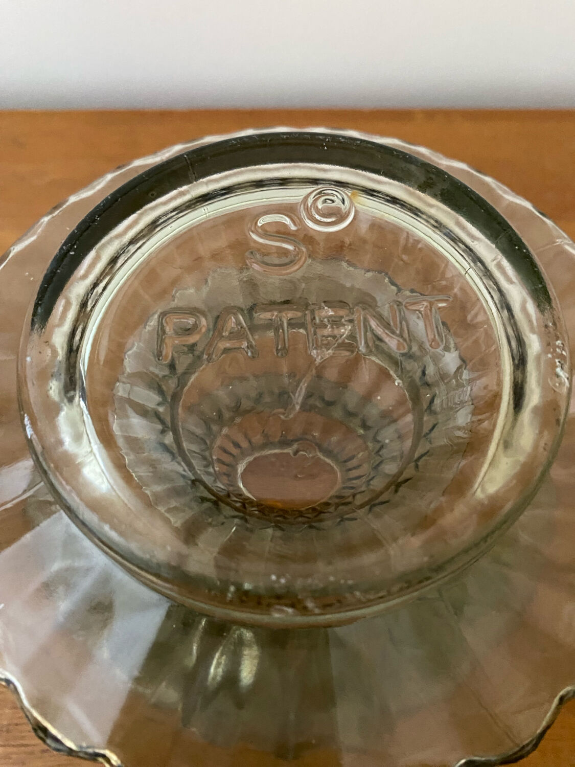 Glass vase Patent