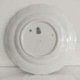 Plate Lunéville hand painted flowers
