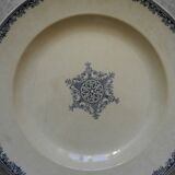 large old dish Vieillard Bordeaux Guirlande antique French dish 19th
