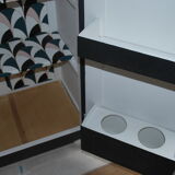 Renovated black parisian wardrobe