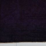 7x10 Dark Purple Turkish Vintage Rug, 215x292 Cm