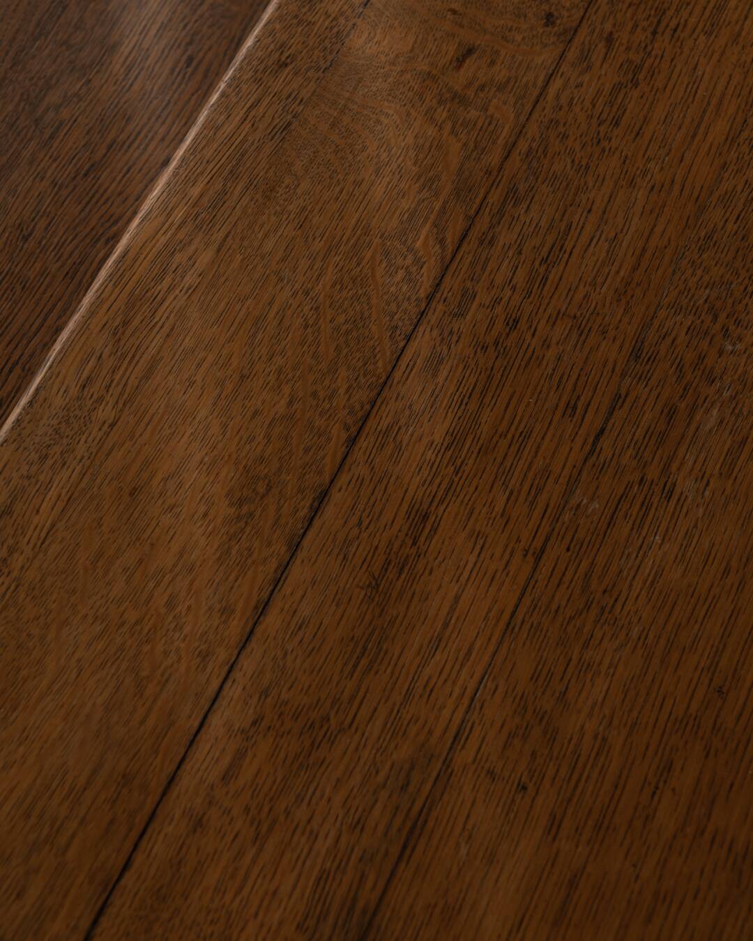 Vintage Oak Nesting Tables (Set of 3) – Rustic Modernist Side Tables, 1970s