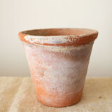 4 old terracotta pots height 12 cm
