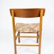 Set of six dining room chairs of danish design from the 1960s.