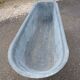 Zinc bathtub