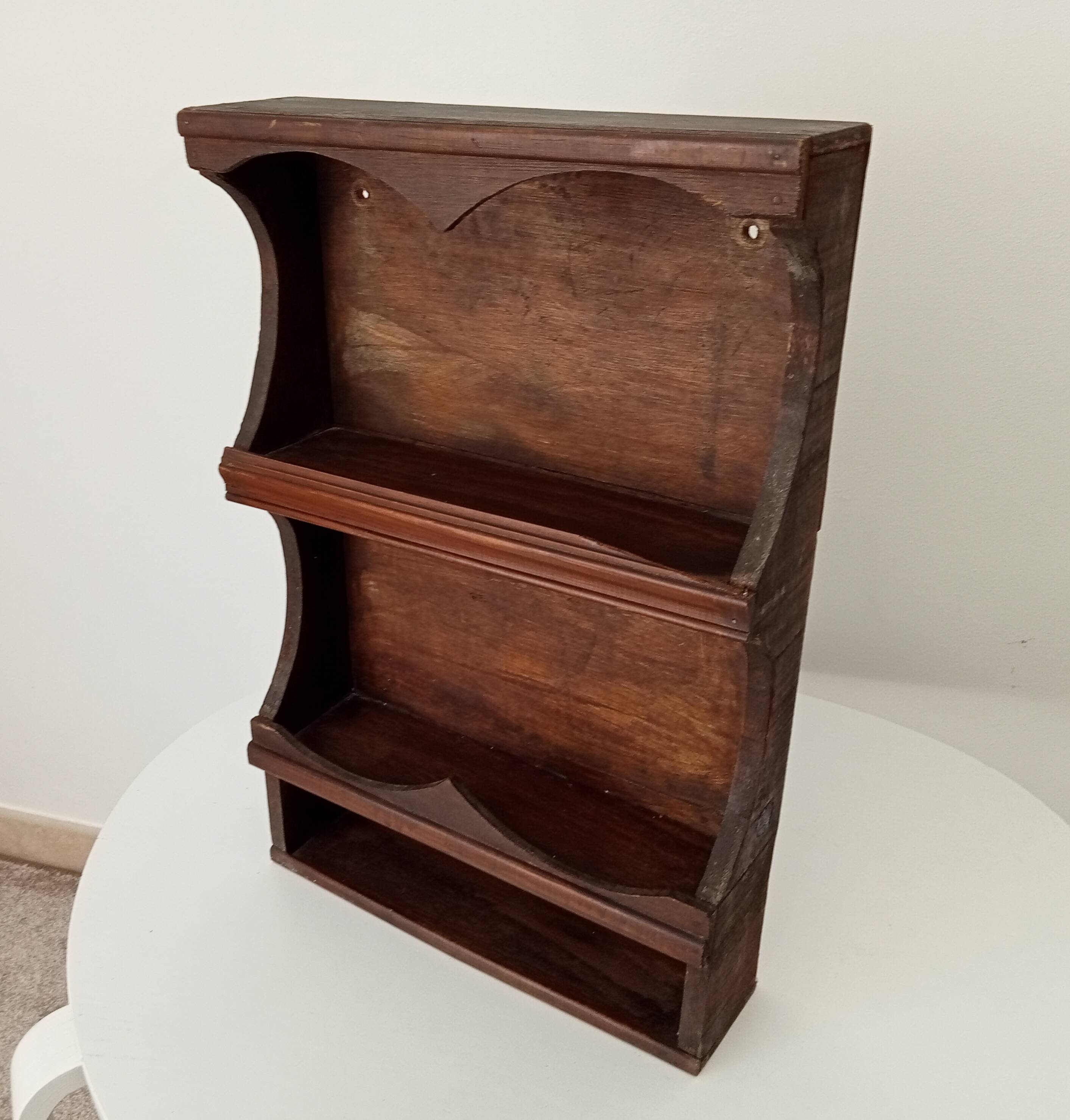 Old spice wall shelf