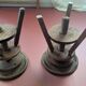 Set of 2 wooden stools