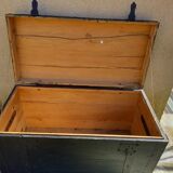Black wooden trunk
