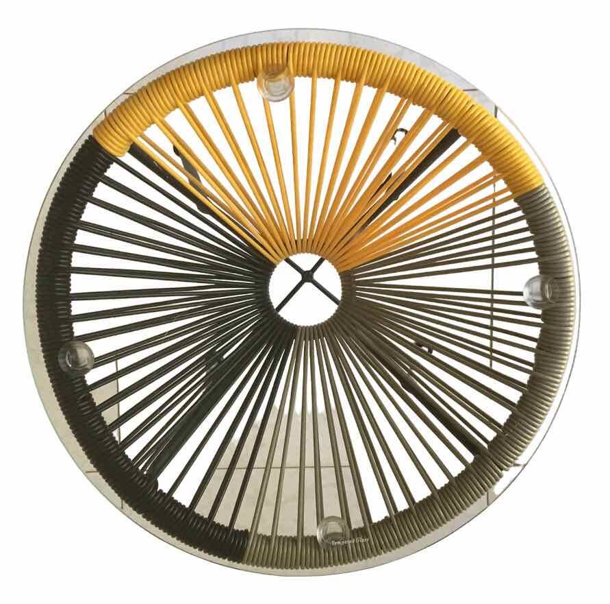 Scoubidou designer coffee table