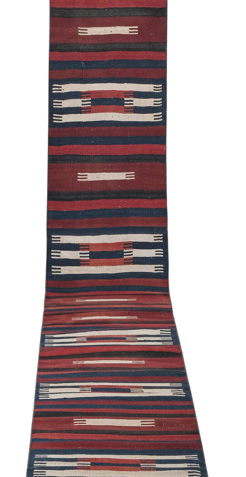 Vintage Turkish hallway rug 78x705 cm