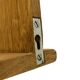 Vintage shelf  in oak wall rack book 1970s wood minimalist design