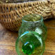Bubble glass bonbonnière, blown, Biot