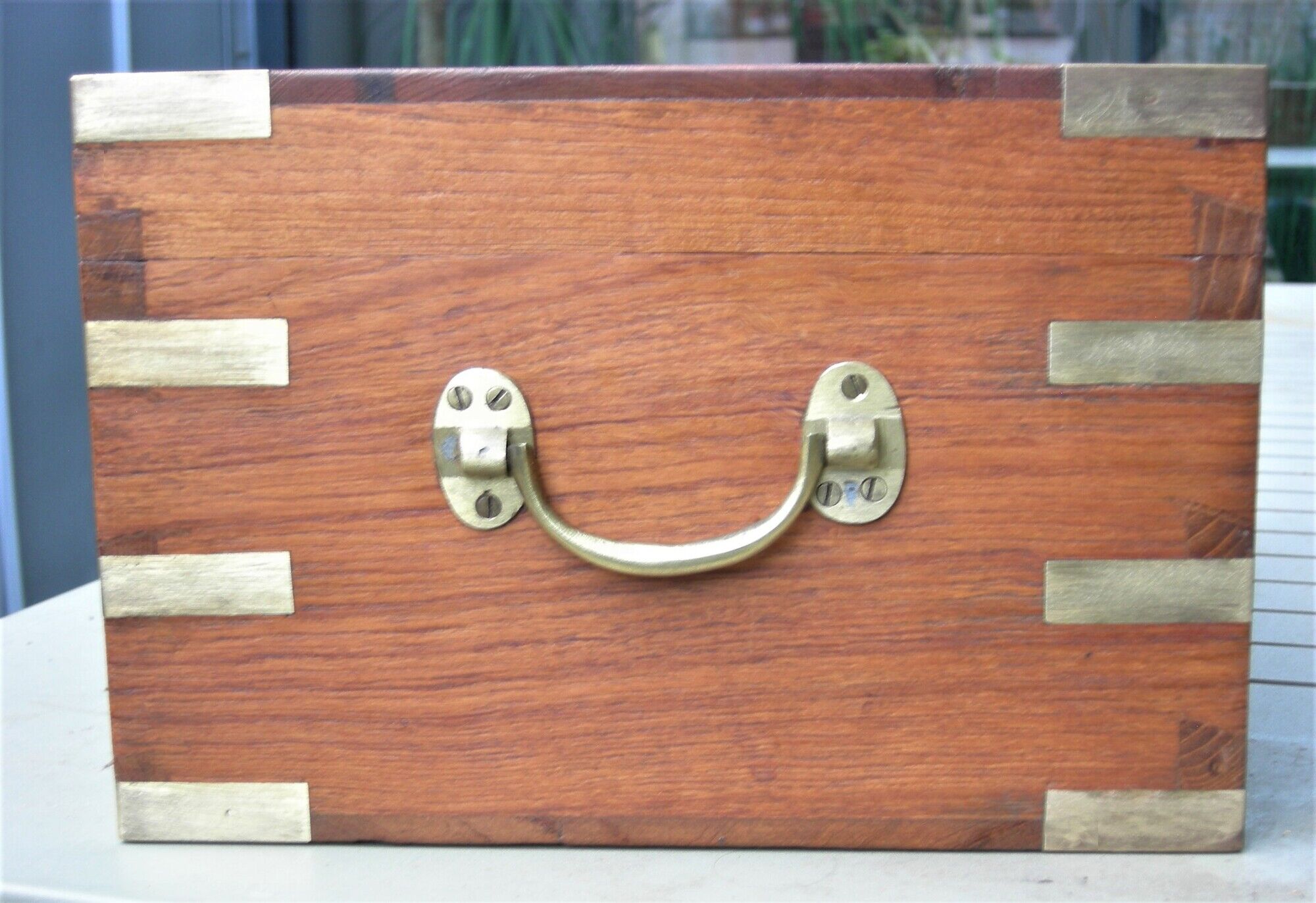 Jewelry box wooden mail box with secrecy