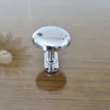 Patère murale, porte manteau en métal chromé, minimaliste, années 60 70