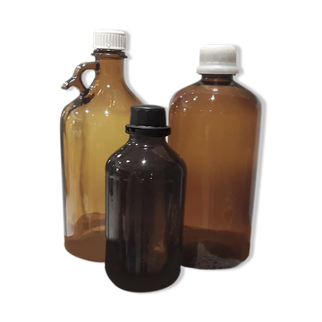 Bouteilles verre ambre