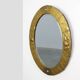 Arts & Crafts Copper Oval Mirror, France ca. 1905