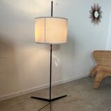 Old design floor lamp from the 50s in metal vintage adjustable lampshade
