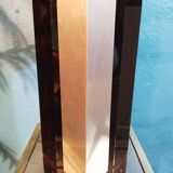 Lampe métal & bois 1970s