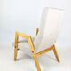 Beige danubio vintage design chair, 1970s