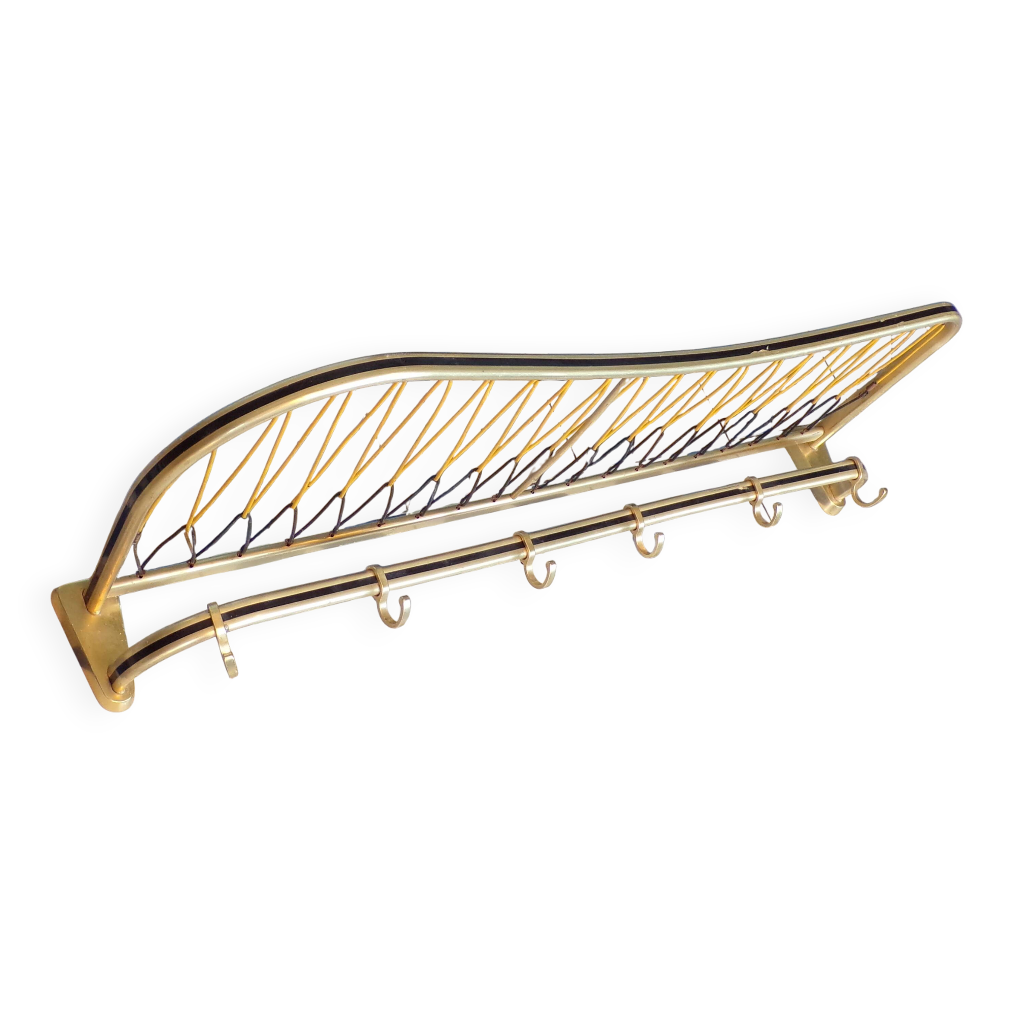 Train luggage rack style coat rack l=84cm