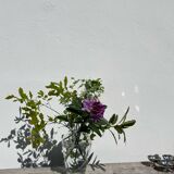 Murano transparent glass vase