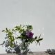Murano transparent glass vase