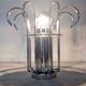Modernist Space Age lamp in chrome metal from the 60s/70s
