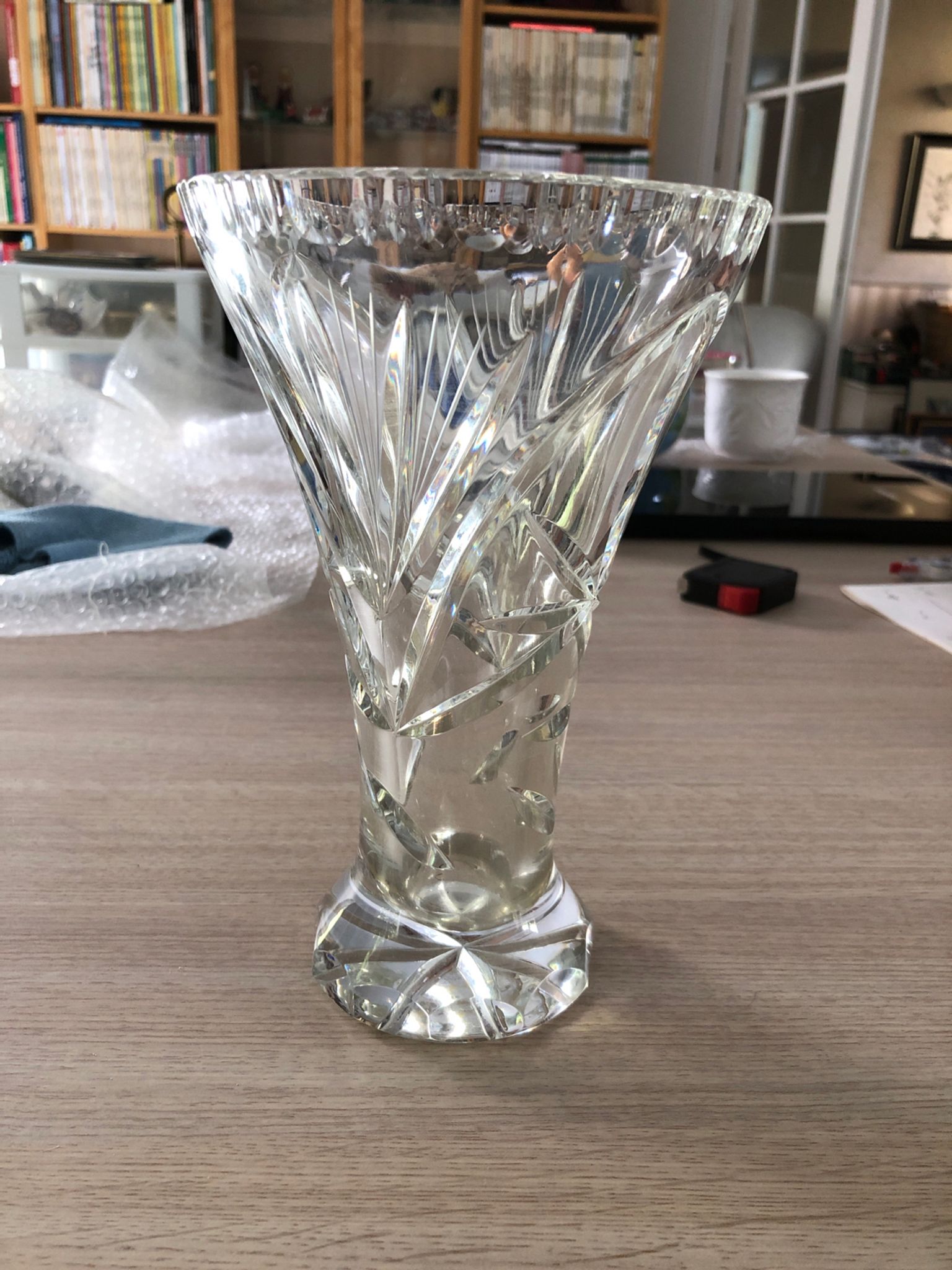 Crystal vase