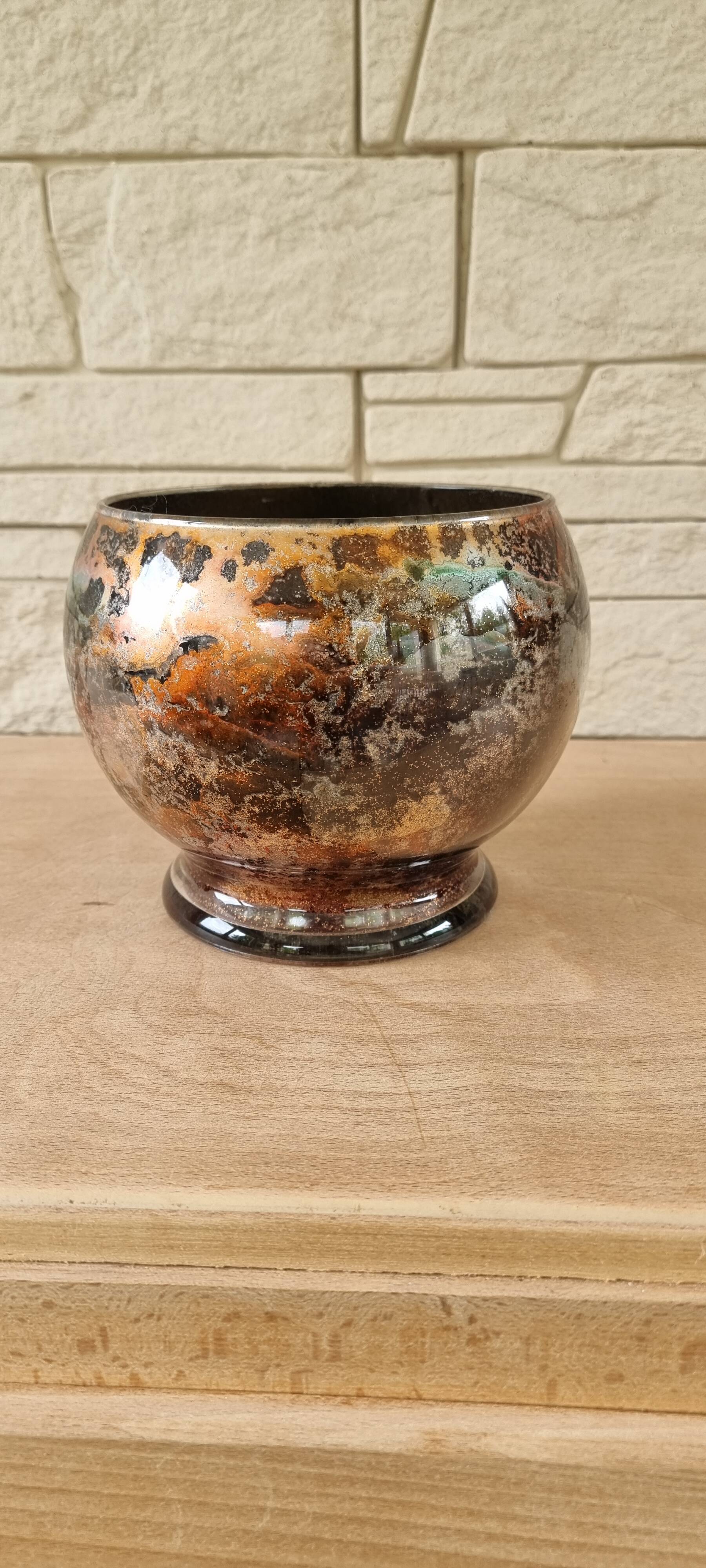 Laque Line glass vase