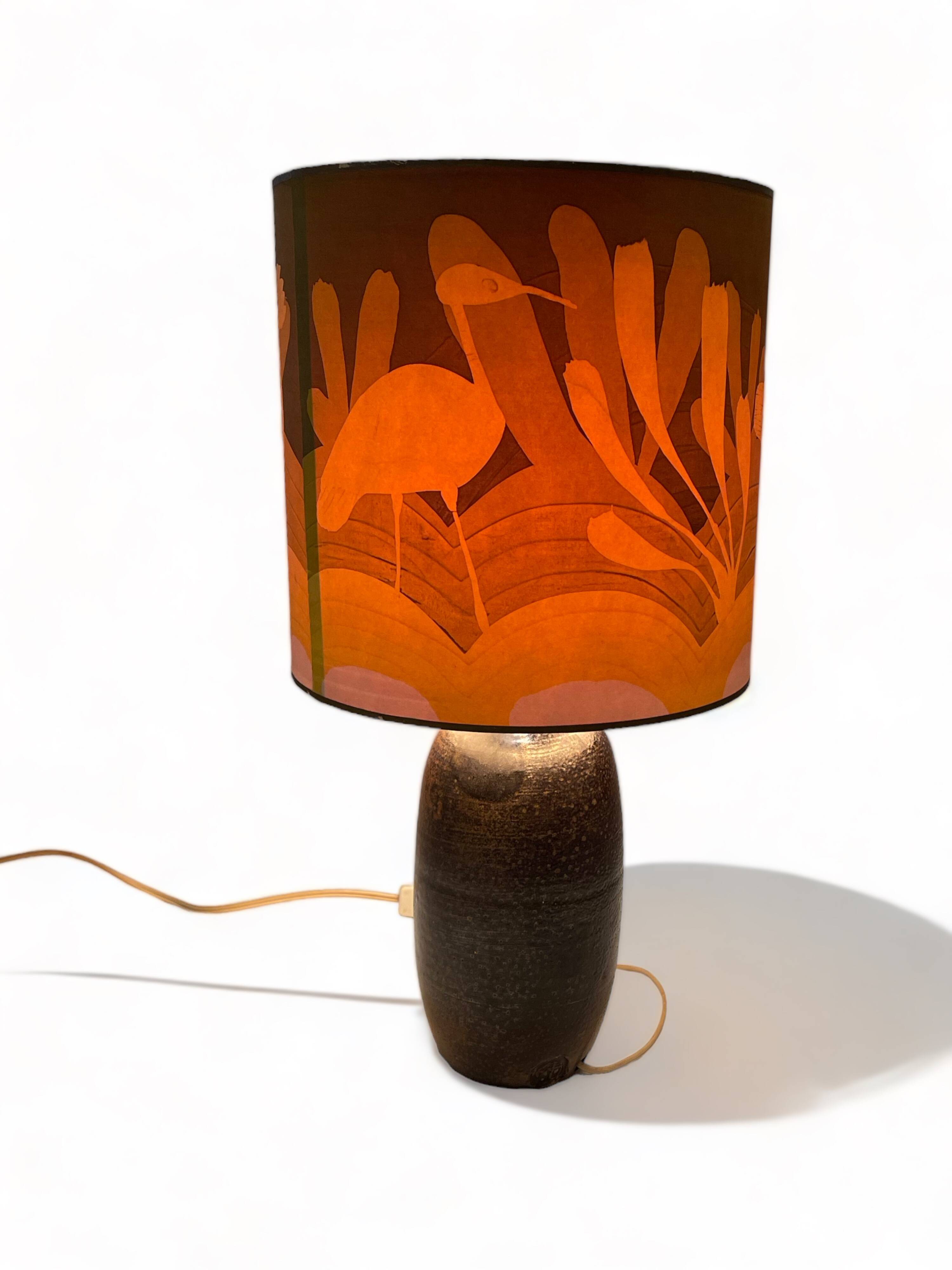 Artist Lamp by Alain Blanchard, 20th Century Ceramicist