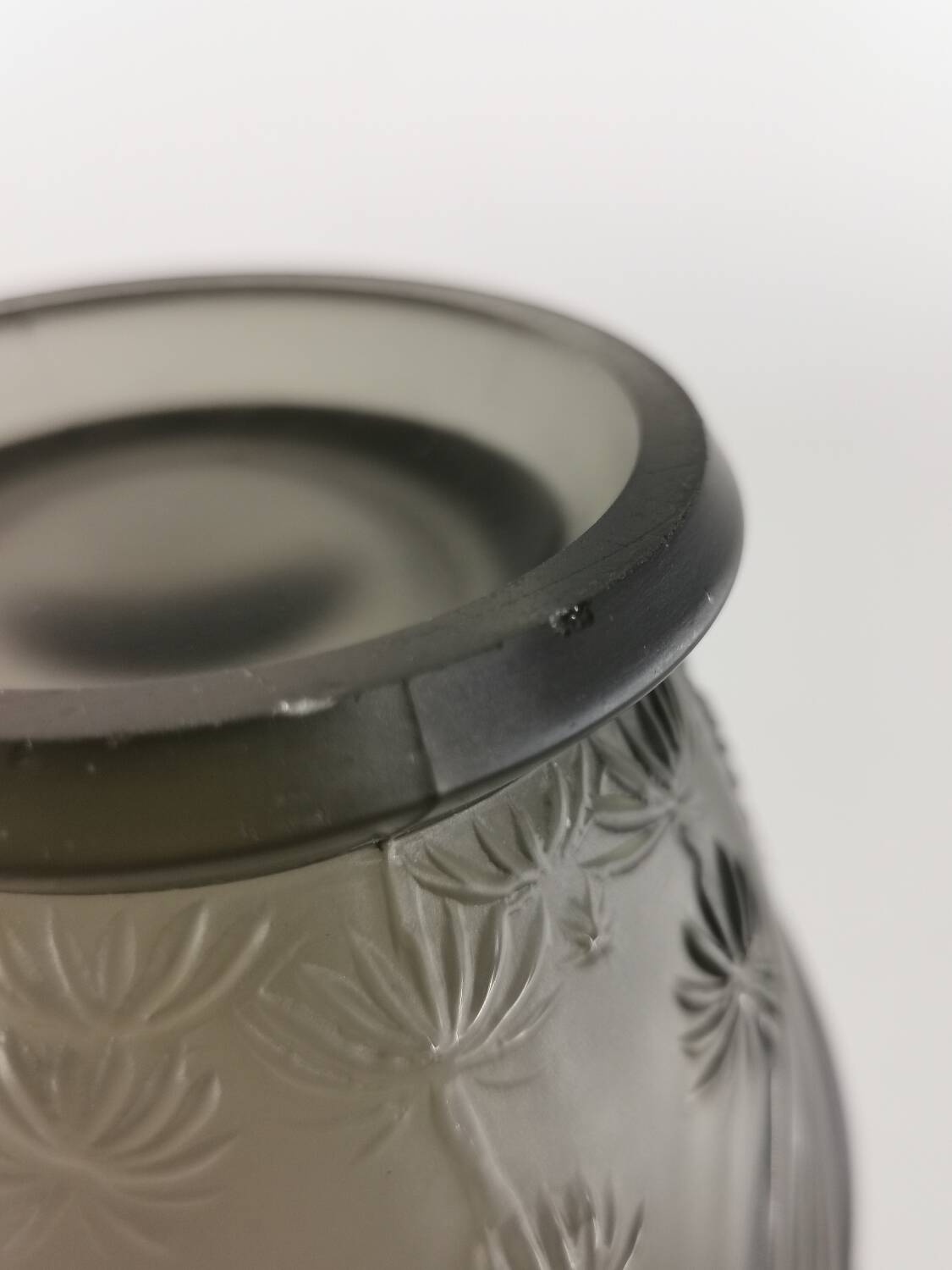 Art Nouveau vase Josef Inwald glass decor Koi Carps 1900