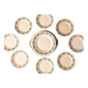 Set of 10 pieces Digoin Sarreguemines "Poitou"