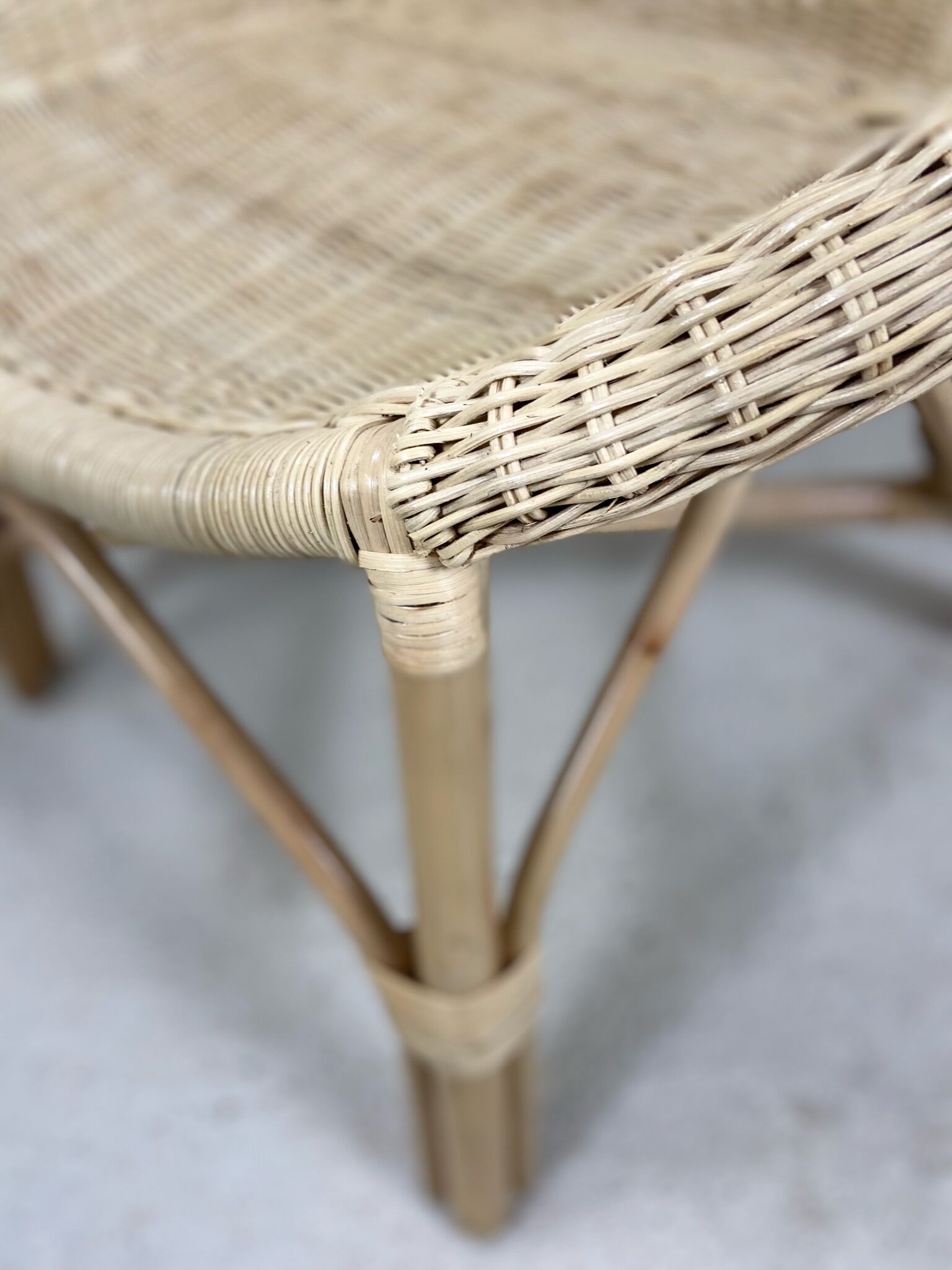 Rattan armchair