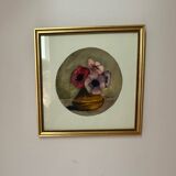 Still life with Nasturtiums signed Cornillon 20th century