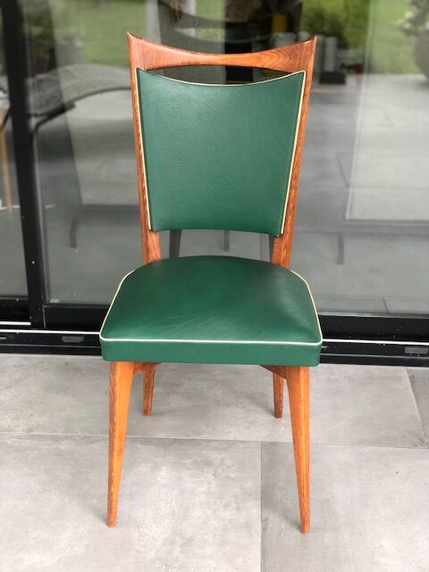 Suite of 6 scandinavian style chairs