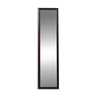 Miroir belge Art Déco en bois avec verre vieilli, vers 1930