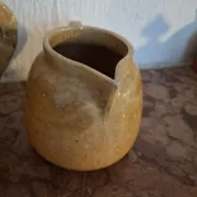 Pair of glazed earthenware jugs from Biot. 1950