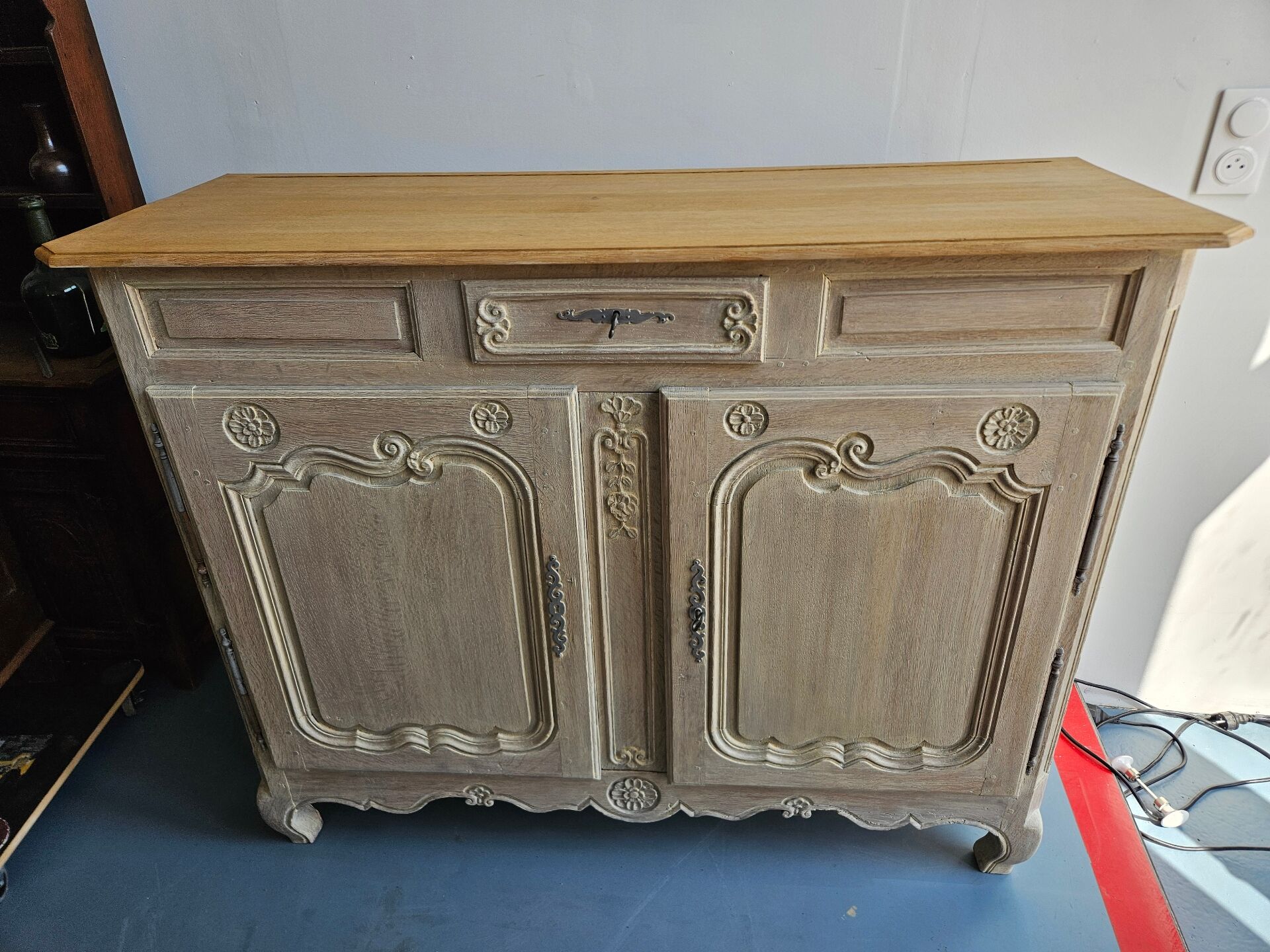 Restored wooden buffet