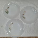 3 arcopal plates from 1970