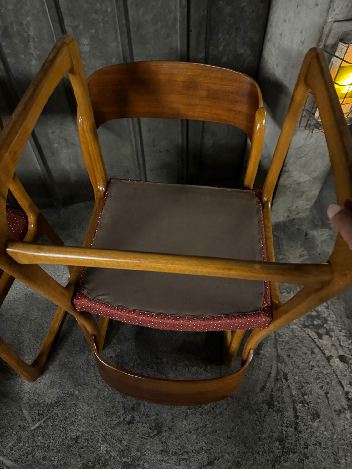 Set of 6 sled chairs
