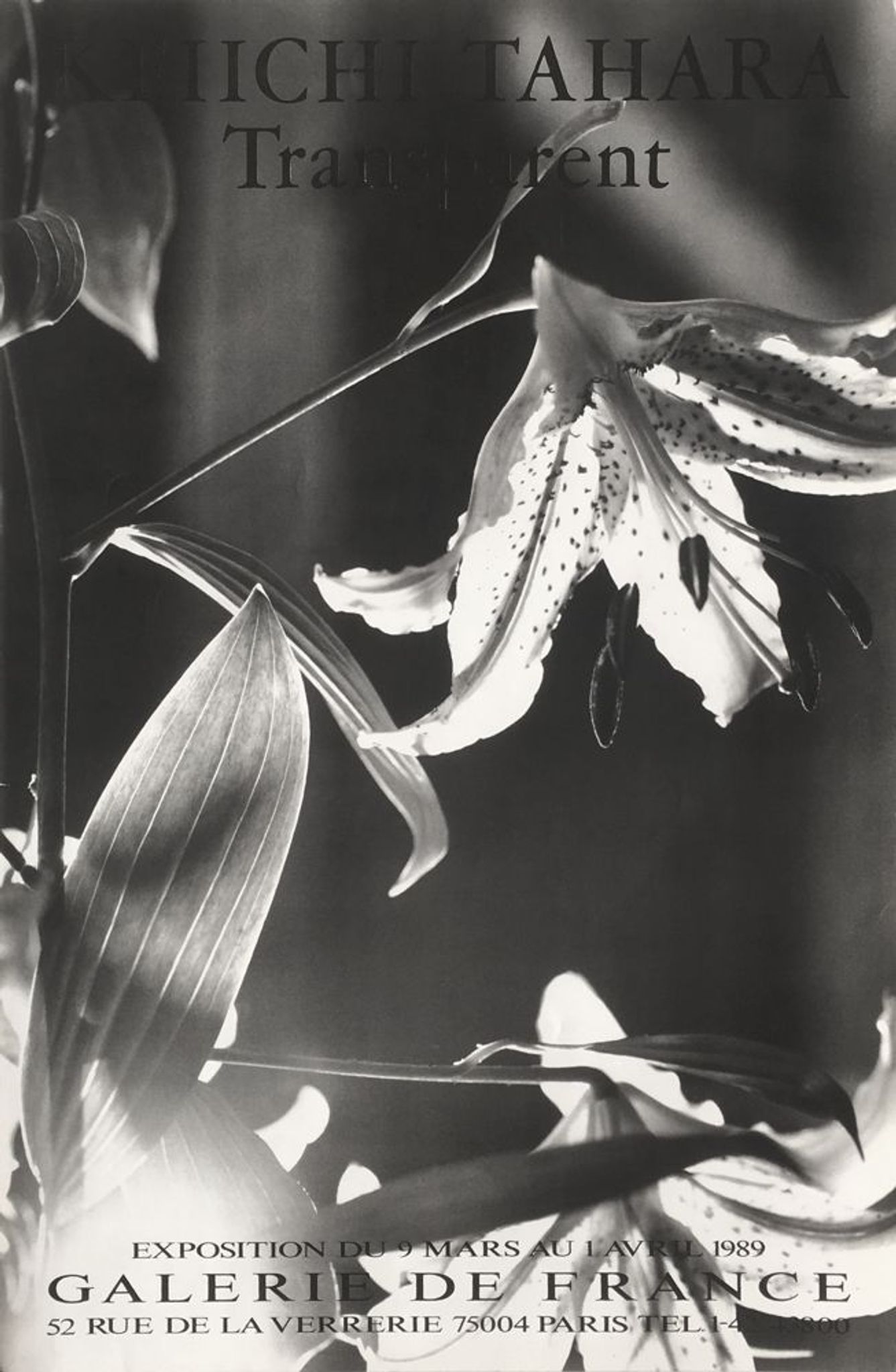 Keiichi Tahara, Poster 1989