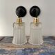 Set of two Art Deco tulip wall sconces